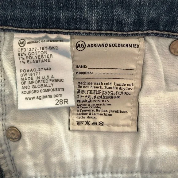 AG Stevie Ankle Jeans - Size 28 - Picture 6 of 11